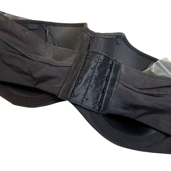 NWT Bali Womens Smoothing Strapless Bra 8-Way 42C Hidden Underwire Black No-Slip - Picture 9 of 12